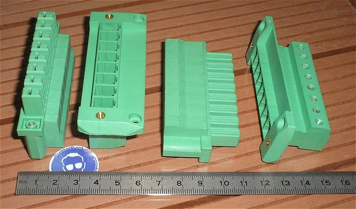 hq4 Steckverbinder Set 8polig verschraubbar 1x Stecker 1x Kupplung