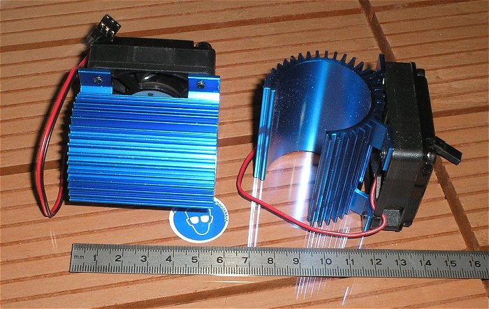 hq1 Kühlkörper für 36 x 60mm Hobbywing FAN 5010 + 3665 Heat Sink 86080120 EAN 6938994401340