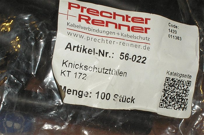 hq4 2x Knickschutztüllen Kabelschutz Prechter + Renner KT 172 56-022 56022