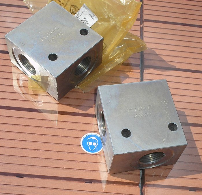 hq 2 Stück Gehäuse Verteilerblock Hydac Geh R12120A-01X-01 395469 29N23 