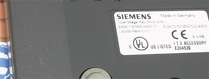 hq3 Telefonhörer und Siemens Open Stage Key Module 60 für HiPath System-Telefonie 