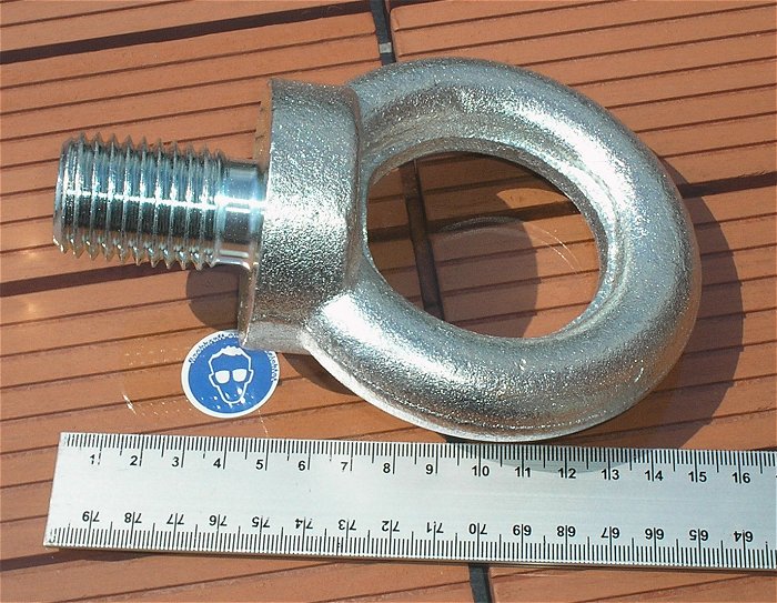 hq1 Schwerlast Ringschraube Ringöse Stahl verzinkt M30 CE C15E WLL 3,6T 