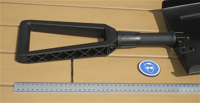 hq5 Klappschaufel schwarz 65cm Länge Folding Shovel 503L Realm EAN 6944623318026