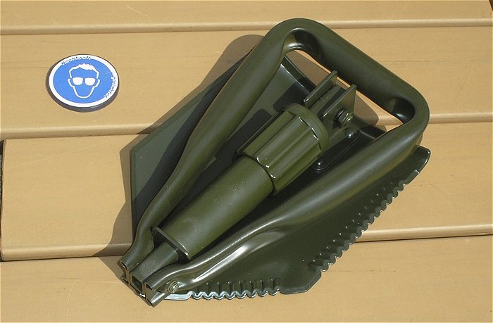 hq2 Spaten Klappspaten 58cm Länge Folding Shovel 302LN Realm EAN 6944623317999