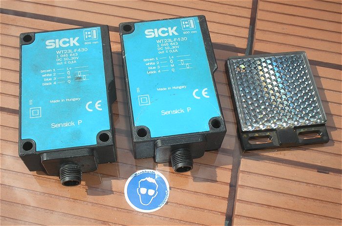 hq2 5x Reflexions-Lichttaster 24V Volt DC SICK .. WT23L-F430 WT12L-2B550 WTB4-3P2261