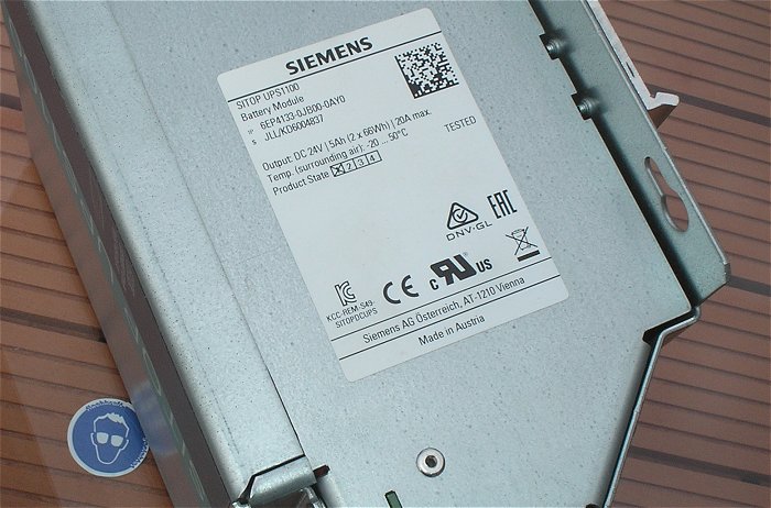 hq3 UPS Batteriemodul 24V Volt DC Siemens Sitop UPS1100 EAN 4025515154327