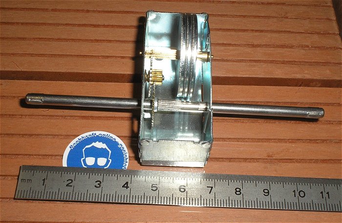 hq3 zwei Friktionsmotoren Schwungmotoren mit Metallgetriebe 4mm Achse  EAN 4015367224125