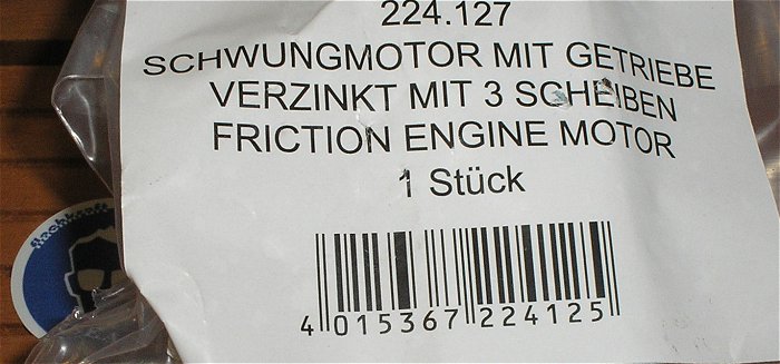 hq7 zwei Friktionsmotoren Schwungmotoren mit Metallgetriebe 4mm Achse  EAN 4015367224125