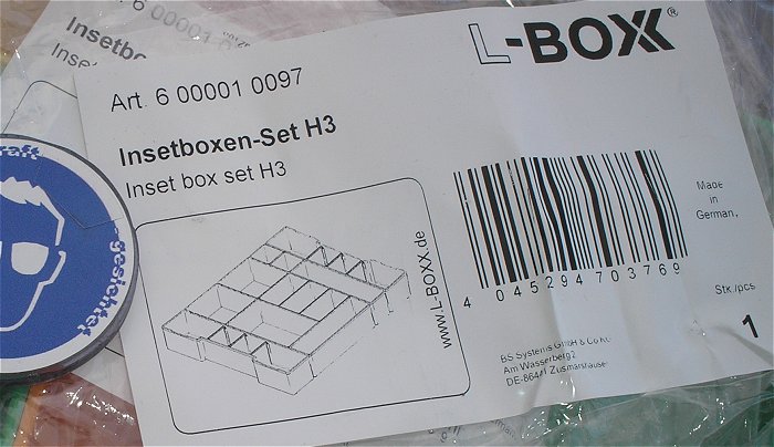 hq3 diverse Insetboxen Set H3 L-Boxx 6000010097 4045294703769 i-Box 4045294703639