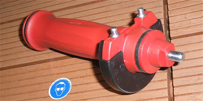 hq2 Griff Handgriff rot mit Vibrationsdämpfung + Spannschlüssel Flex Softvib M8