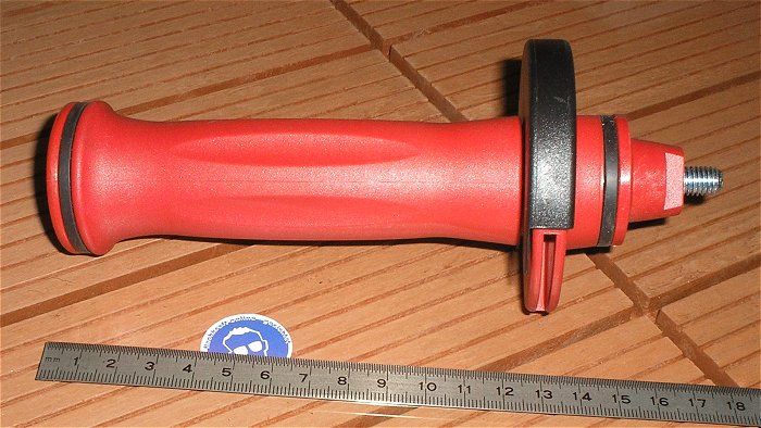 hq3 Griff Handgriff rot mit Vibrationsdämpfung + Spannschlüssel Flex Softvib M8